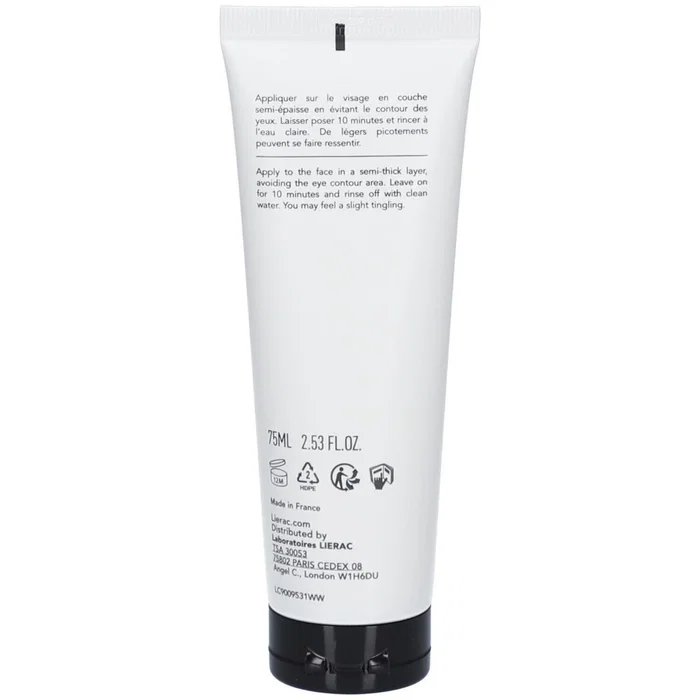 Lierac Protocole Eclat Acid Glycolique Pur Mascarilla peel-off Exfoliante y Purificante